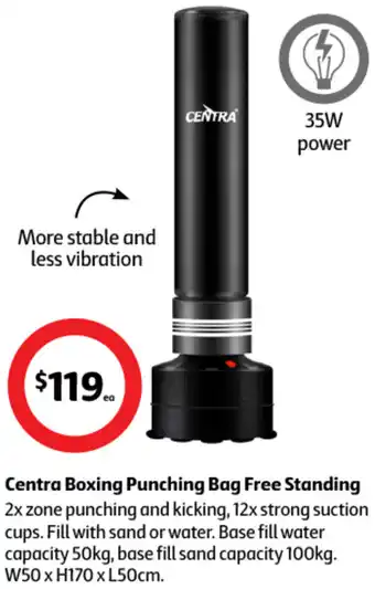 Centra Boxing Punching Bag Free Standing