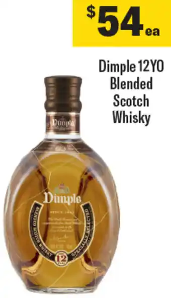 Coles Dimple 12YO Blended Scotch Whisky offer