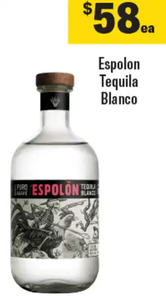 Coles Espolon Tequila Blanco offer