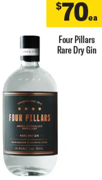 Coles Four Pillars Rare Dry Gin offer