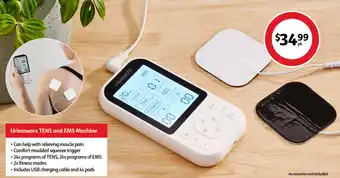 Coles Urbanworx TENS and EMS Machine offer