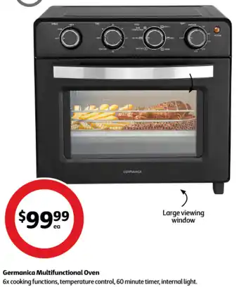 Coles Germanica Multifunctional Oven offer
