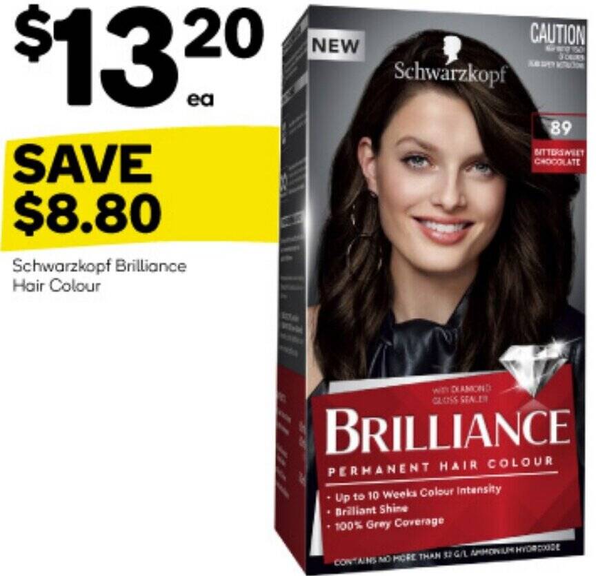 Schwarzkopf Brilliance Hair Colour offer at Woolworths