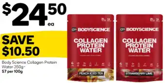 Woolworths Body Science Collagen Protein Water 350g offer