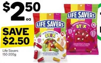 Woolworths Life Savers 150-200g offer