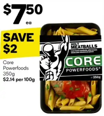 Woolworths Core Powerfoods 350g offer