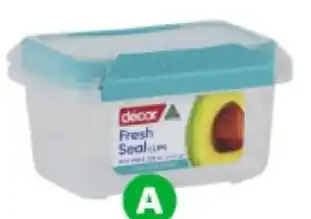 Woolworths Decor Fresh Seal Clips Oblong Container 350ml offer