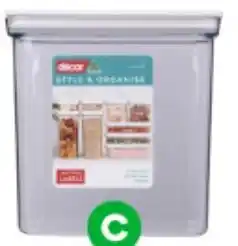 Woolworths Decor Pantry Style Organise Oblong 3.2 Litre offer