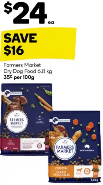 Woolworths Farmers Market Dry Dog Food 6.8 kg offer