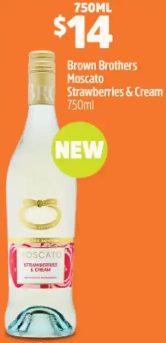 Brown Brothers Moscato Strawberries & Cream 750ml