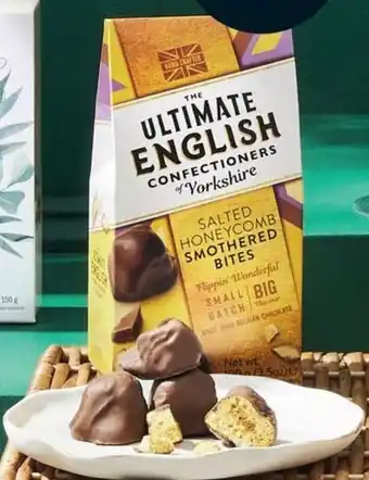ALDI The Ultimate English Confectioners of Yorkshire Honeycomb Smothered Bites 100g offer