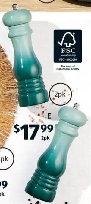 ALDI Salt and Pepper Mill Set offer