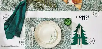 ALDI Fabric Napery Assortment offer