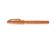 Officeworks Pentel SES15C Sign Brush Pen Orange offer