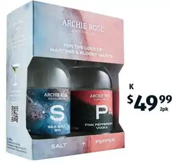 Archie Rose Salt & Pepper Gift Pack 2 x 200ml