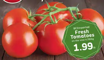 IGA Fresh Tomatoes offer