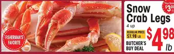 IGA Snow Crab Legs offer