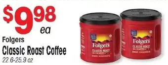 IGA Folgers Classic Roast Coffee offer