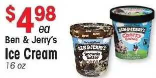 IGA Ben & Jerry's Ice Cream offer