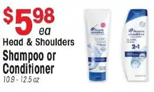IGA Head & Shoulders Shampoo or Conditioner offer