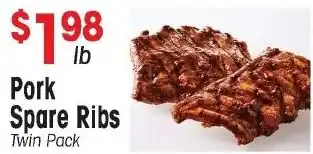 IGA Pork Spare Ribs offer