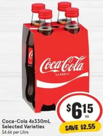 IGA Coca-Cola 4x330mL offer