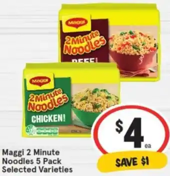 IGA Maggi 2 Minute Noodles offer