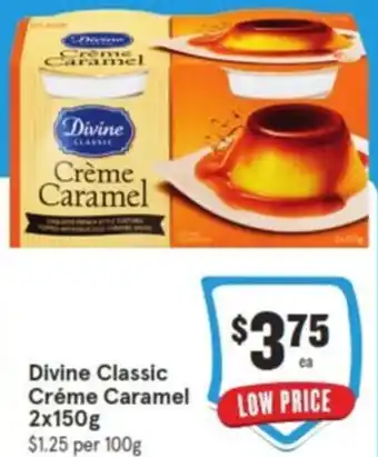 IGA Divine Classic Créme Caramel 2x150g offer