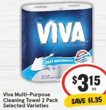 IGA Viva Multi-Purpose Cleaning Towel offer
