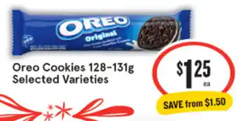 IGA Oreo Cookies 128-131g offer