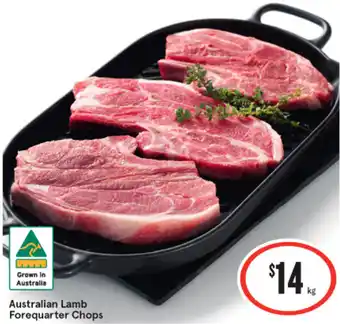 IGA Australian Lamb Forequarter Chops offer