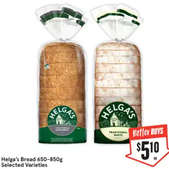 IGA Helga's Bread 650-850g offer