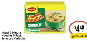IGA Maggi 2 Minute Noodles offer