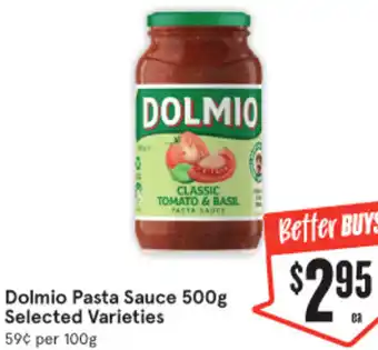 IGA Dolmio Pasta Sauce 500g offer