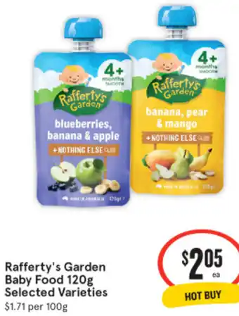 IGA Rafferty's Garden Baby Food 120g offer