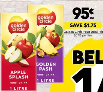 Drakes Golden Circle Fruit Drink 1lt offer
