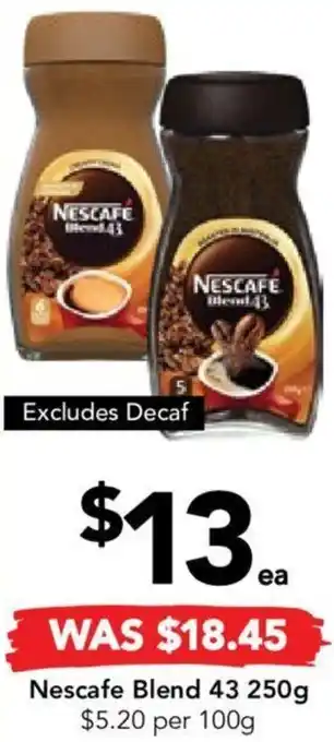 Drakes Nescafe Blend 43 250g offer