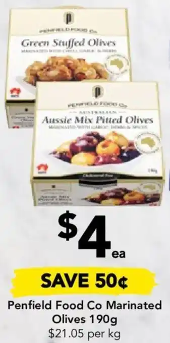Drakes Penfield Food Co Marinated Olives 190g offer