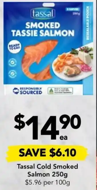 Drakes Tassal Cold Smoked Salmon 250g offer