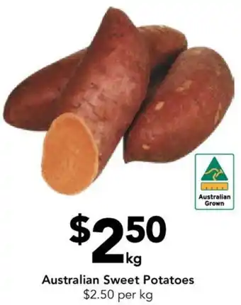 Drakes Australian Sweet Potatoes offer