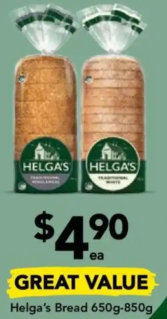 Drakes Helga's Bread 650g-850g offer