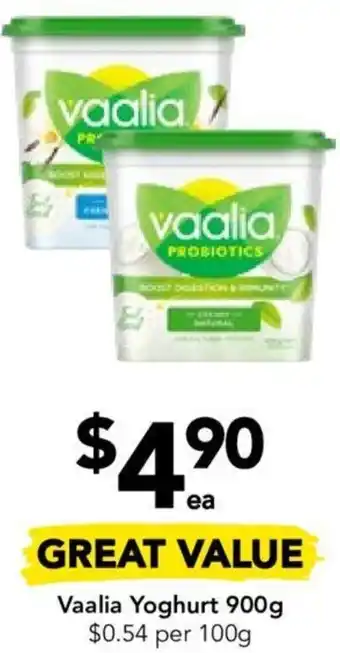 Drakes Vaalia Yoghurt 900g offer
