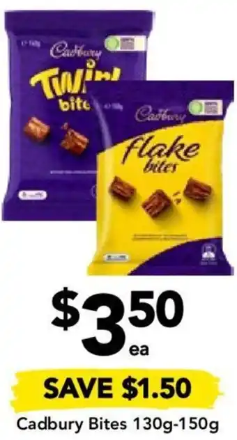 Cadbury Bites 130g-150g