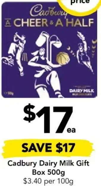 Cadbury Dairy Milk Gift Box 500g