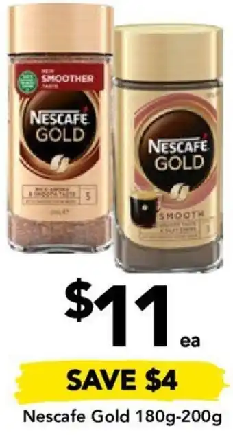 Drakes Nescafe Gold 180g-200g offer