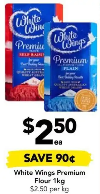 Drakes White Wings Premium Flour 1kg offer
