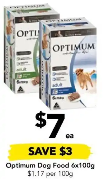 Drakes Optimum Dog Food 6x100g offer