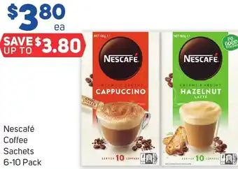 Foodland Nescafé Coffee Sachets offer