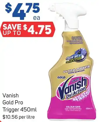 Foodland Vanish Gold Pro Trigger 450ml offer