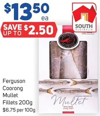 Foodland Ferguson Coorong Mullet Fillets 200g offer